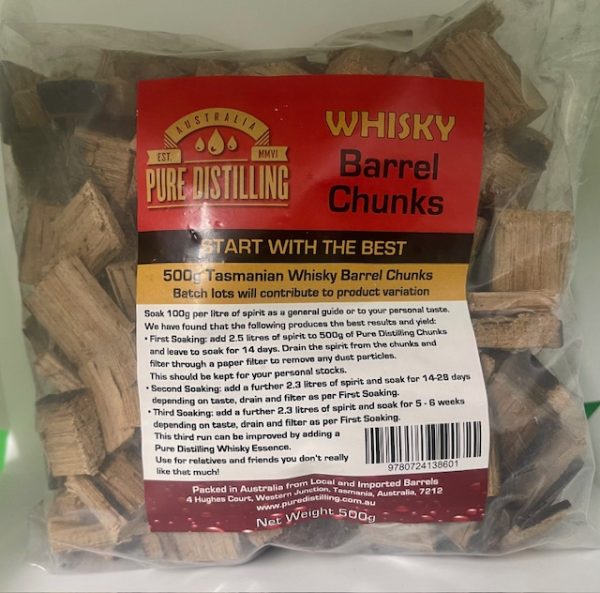 whisky barrel chunks