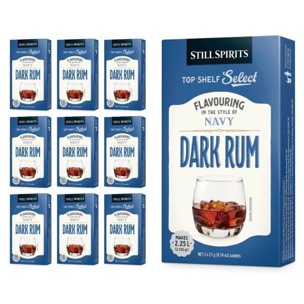 Dark Navy Rum - Classic (still spirits) 10 pack