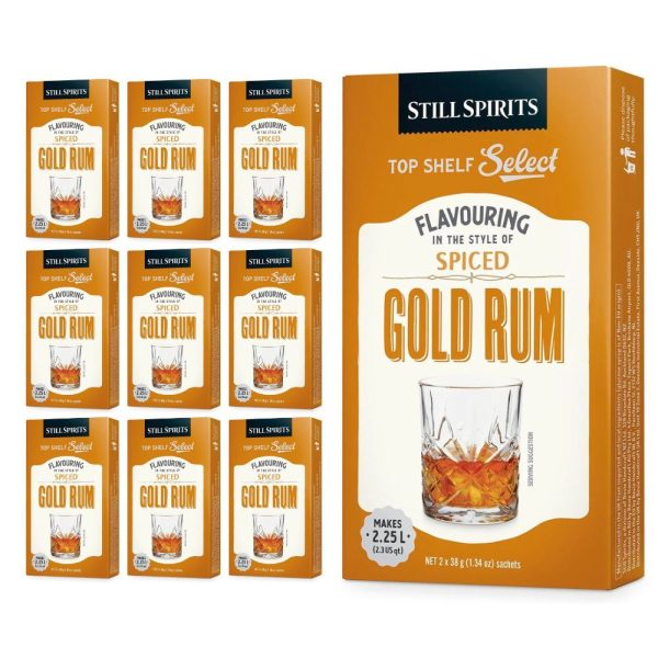 Spiced Gold Rum - Classic (still spirits) 10 pack