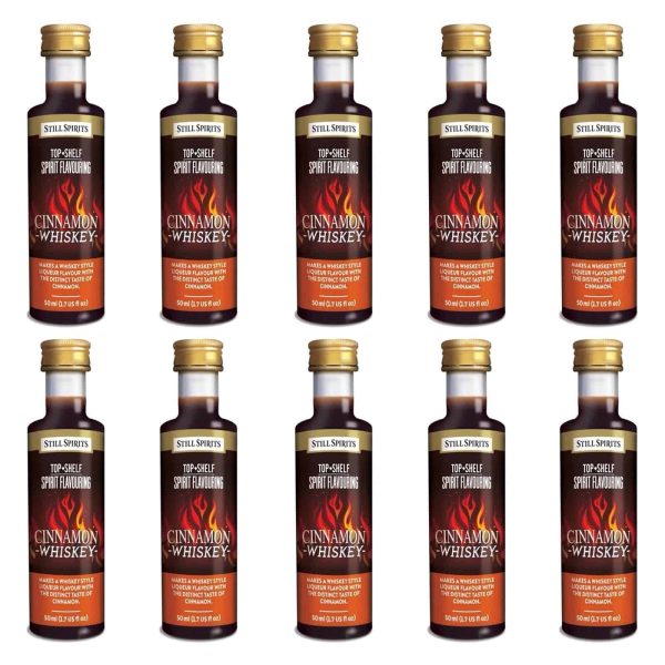 Cinnamon Whiskey-Top Shelf ( Still Spirits) 10 pack