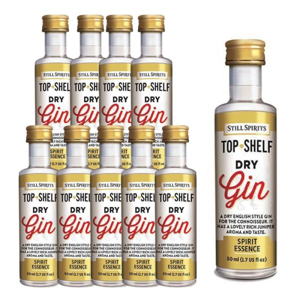 English Dry Gin - Top Shelf ( Still Spirits) 10 pack