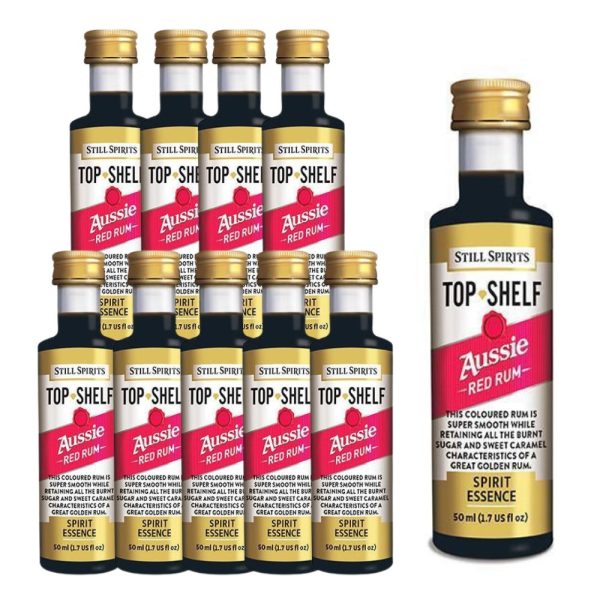 Aussie Red Rum - Top Shelf ( Still Spirits) 10 Pack