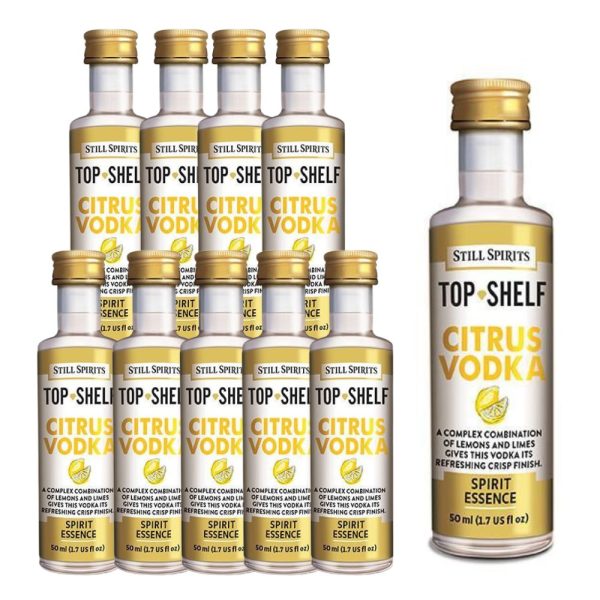 Citrus Vodka - Top Shelf ( Still Spirits) 10 Pack