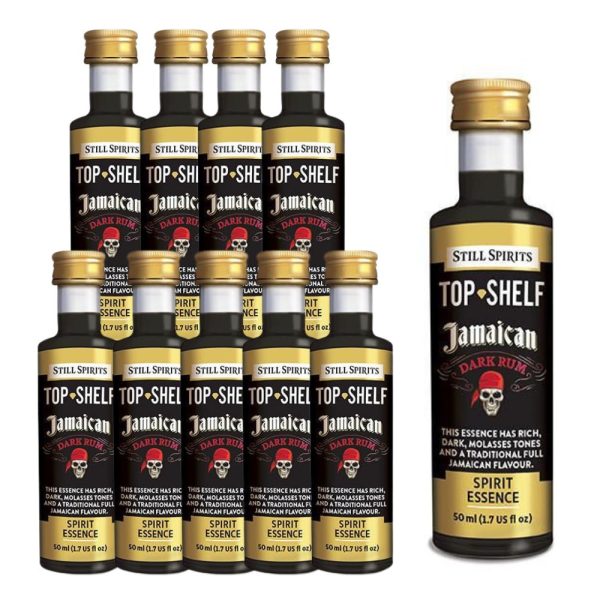 Jamaican Dark Rum - Top Shelf (Still Spirits) 10 Pack