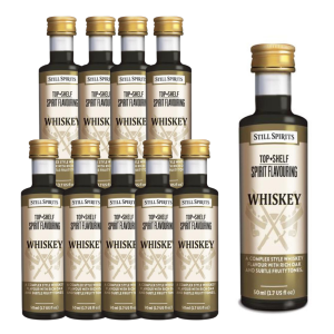 Whiskey-Top Shelf ( Still Spirits) 10 Pack