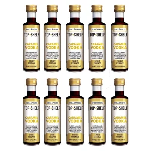 Caramel Vodka - Top Shelf (Still Spirits) 10 Pack