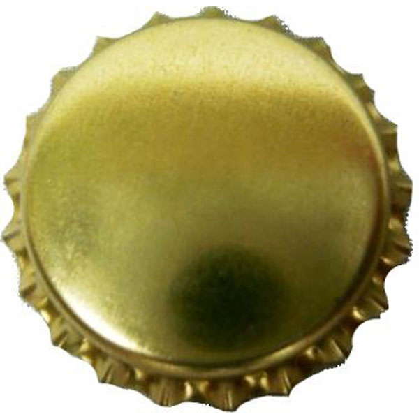 Bottle Caps Gold 100