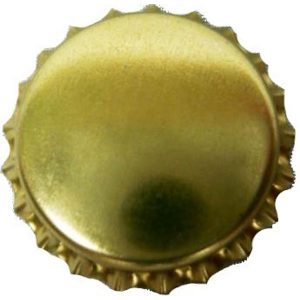 Bottle Caps Gold 200